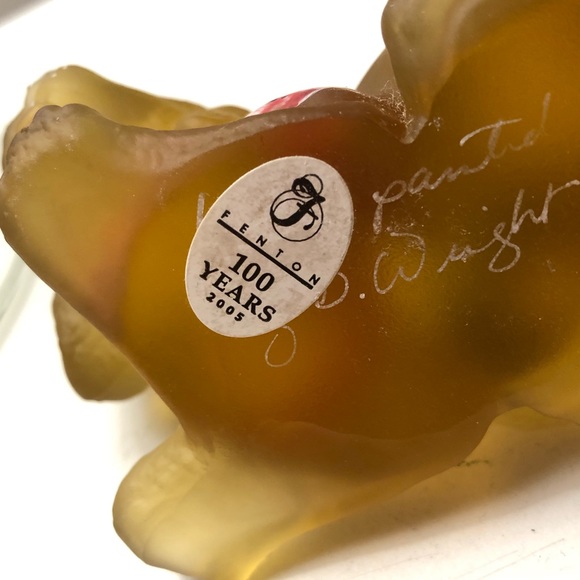 Fenton 100 years 2005 glass puppy - Picture 5 of 9